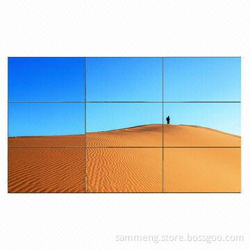55-inch LED Video Wall Screen, Supports RS232 Control, with 2,000:1 Contrast Ratio and 5.7mm Bezel